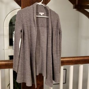 Long grey cardigan